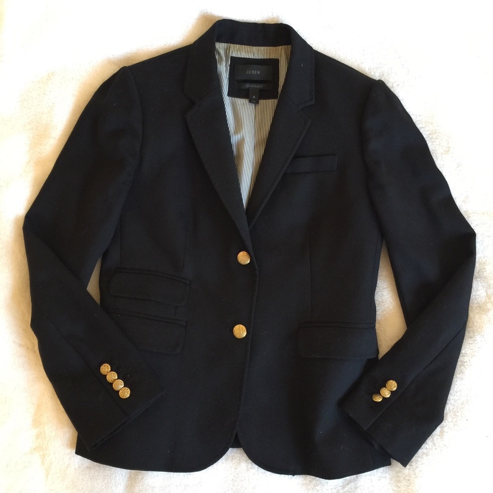 J.Crew Schoolboy Blazer in Black